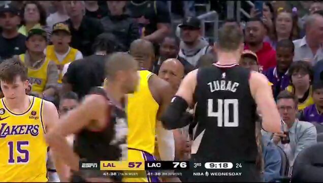 NBA常规赛：湖人vs快船中文解说全场回放