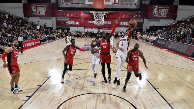 老鹰vs掘金精华回放 马丁21+4老鹰稳扎稳打拿下掘金