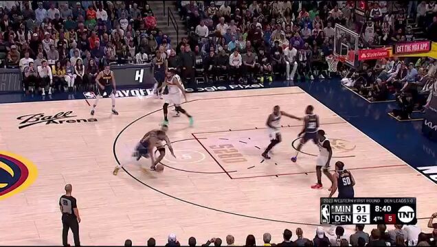 NBA季后赛：森林狼vs掘金第4节中文解说回放