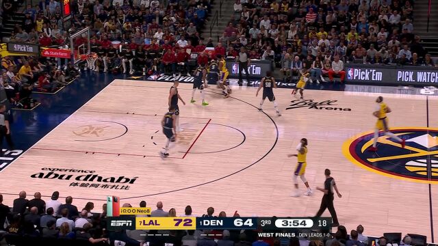8中8奇兵一员！八村垒空切上篮势不可挡