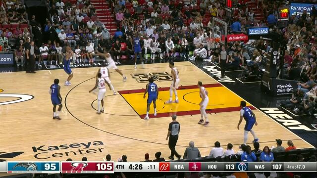 魔术vs热火第4节英文原声回放