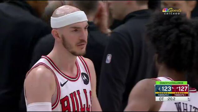 NBA常规赛：森林狼vs公牛加时一英文原声回放