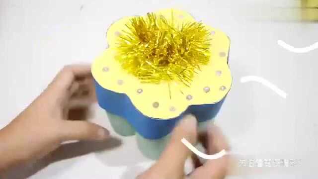 DIY手工用卷纸筒制作收纳盒,各种DIY过程让你脑洞打开!