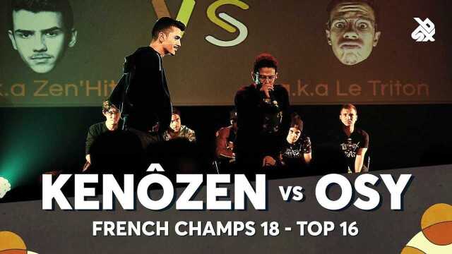 KENOZEN vs OSY  French Beatbox Championship 2018  Top 16