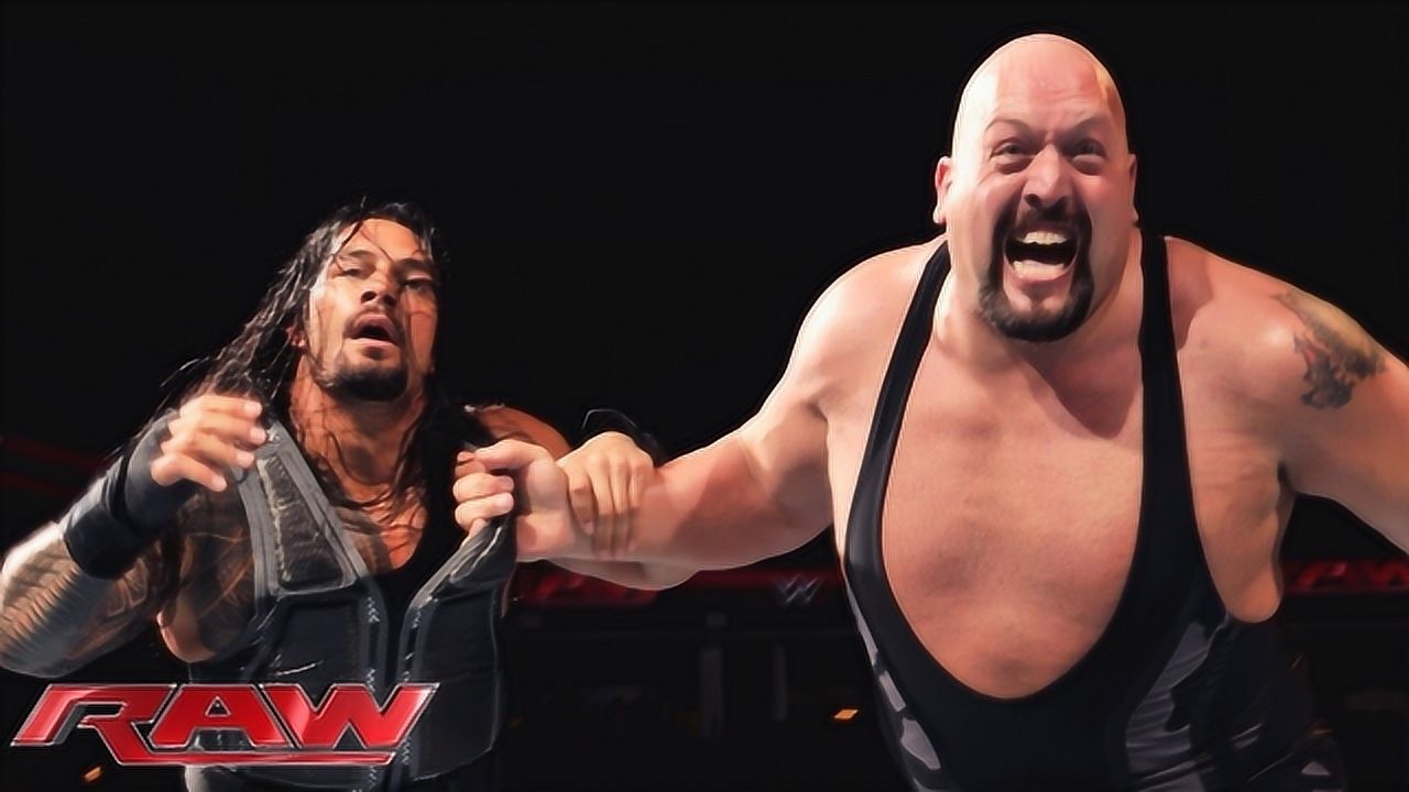 wwe罗曼挑战大秀哥,体型壮硕的大秀哥,都扛不住罗曼的重拳