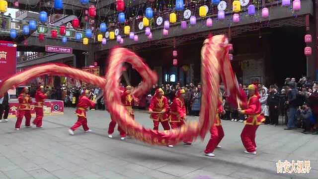 吉安市龙狮展演:青原区 富田龙灯