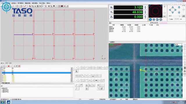 TASO台硕全自动影像测量仪PCB电路板检测编程操作视频