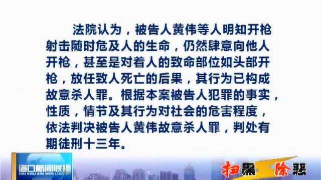 扫黑除恶:一涉黑团伙成员被判处有期徒刑