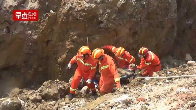 河池一在建工地土方塌方,两名工人不幸被埋