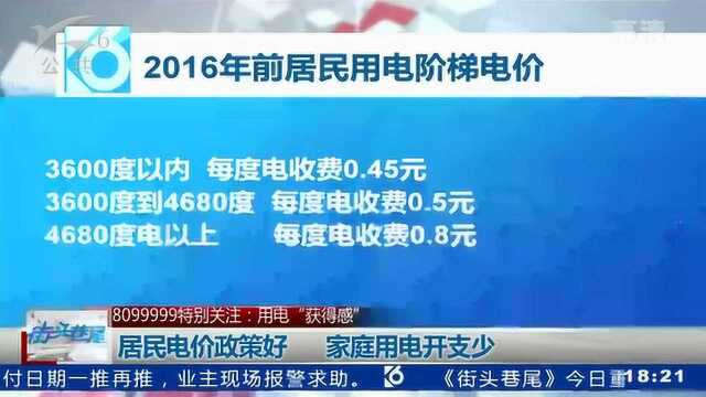 居民电价政策好 家庭用电开支少