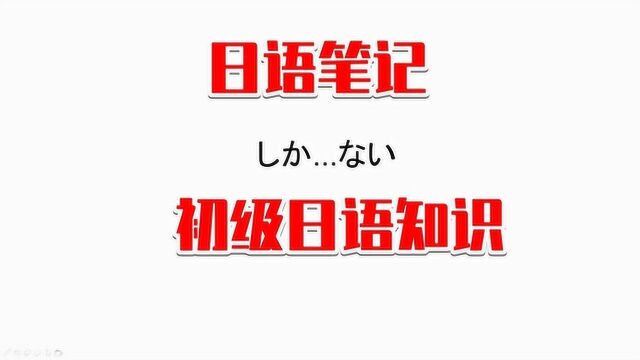 日语笔记,每天轻松学日语,表示“仅”“只”的语法