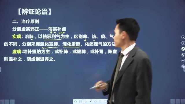 2020最新执业助理医师肺系病类喘证 政治分类