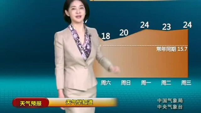 中央气象台:3月20日24日 全国天气预报 南方新一轮大到暴雨