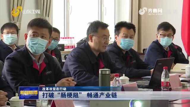 【改革攻坚在行动】山东发挥政策优势 国企民营畅通产业链抢占高端市场