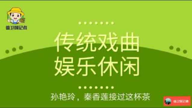 传统戏曲娱乐休闲,孙艳玲,秦香莲接过这杯茶