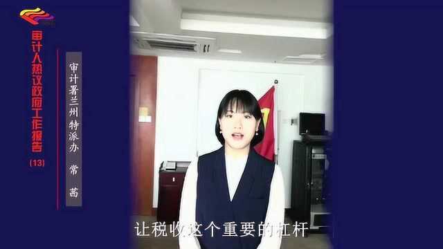 审计人热议政府工作报告1311审计署兰州办