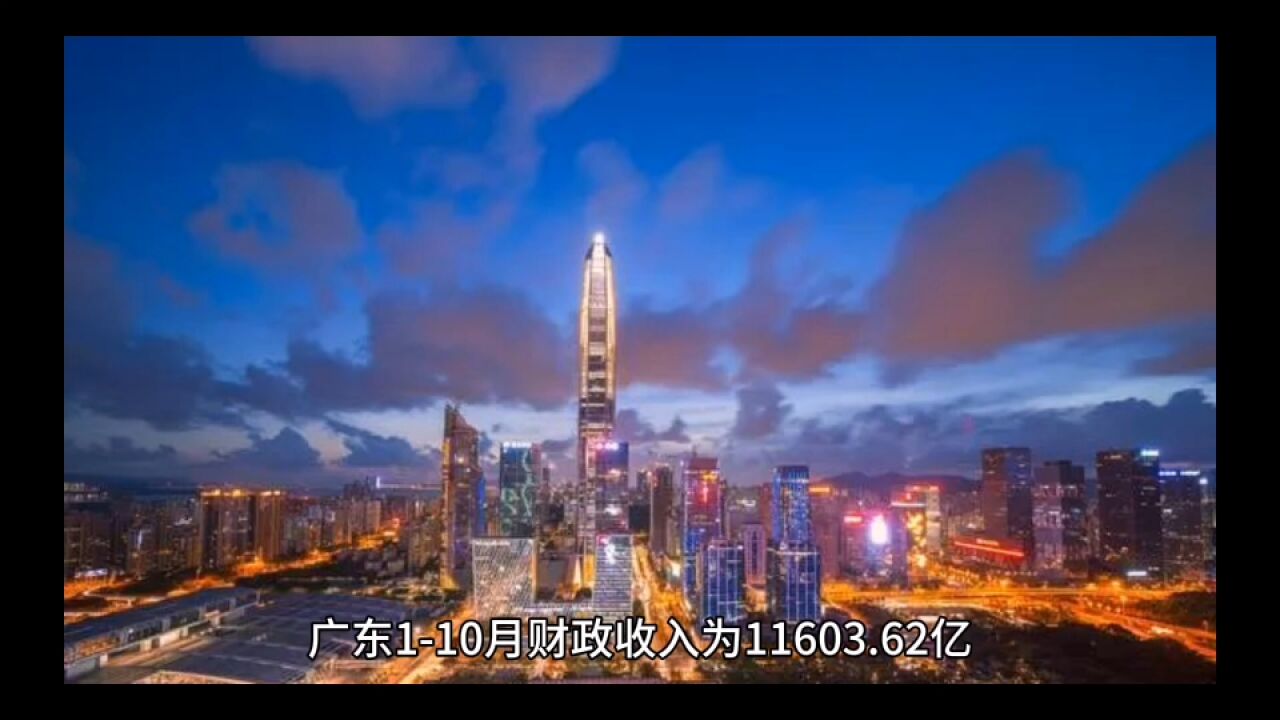 2023年110月广东各地财政收入,广州增速恢复明显,东莞稳定增长