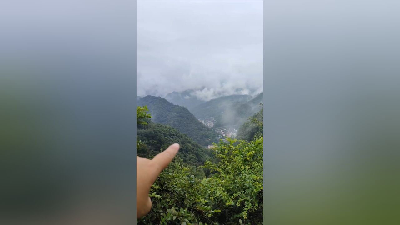 这地方预报有雨,果然有雨