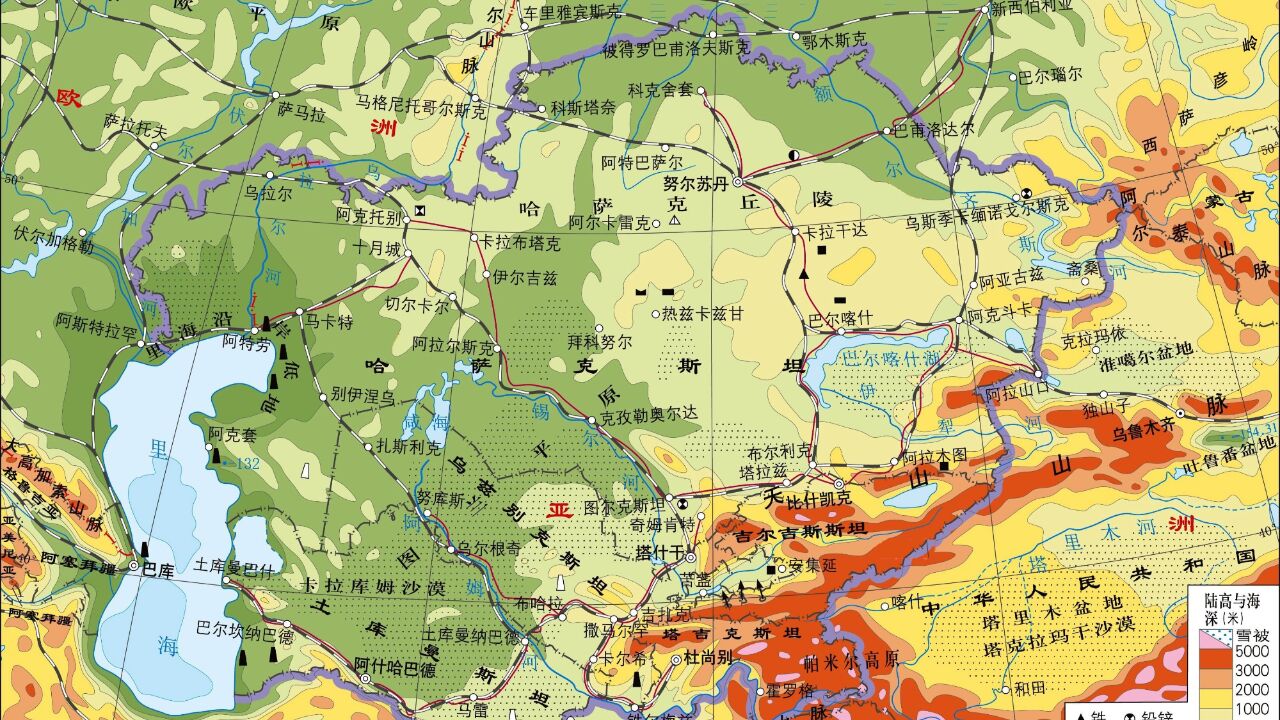 为什么中亚五国中“哈萨克斯坦”的农业垦殖率最高?