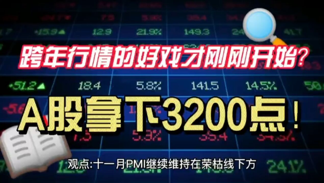 拿下3200点!A股跨年行情延续下“好戏”才刚刚开始?