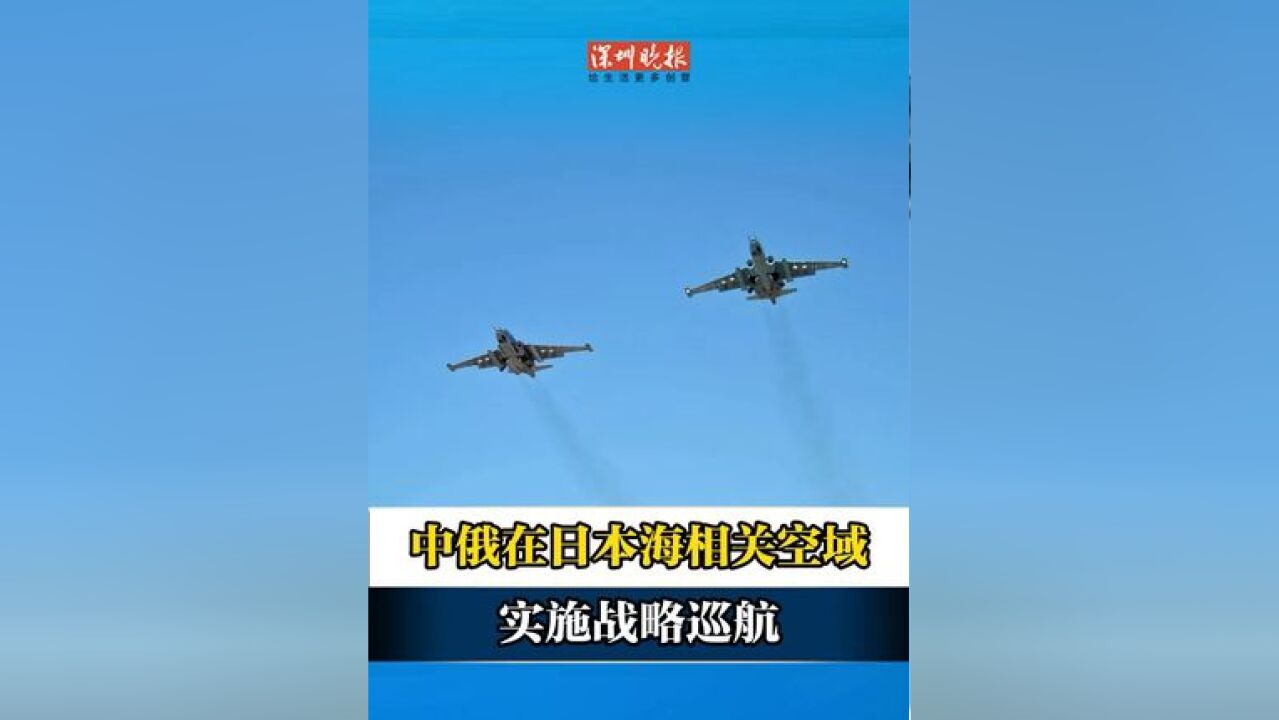 中俄在日本海相关空域实施战略巡航