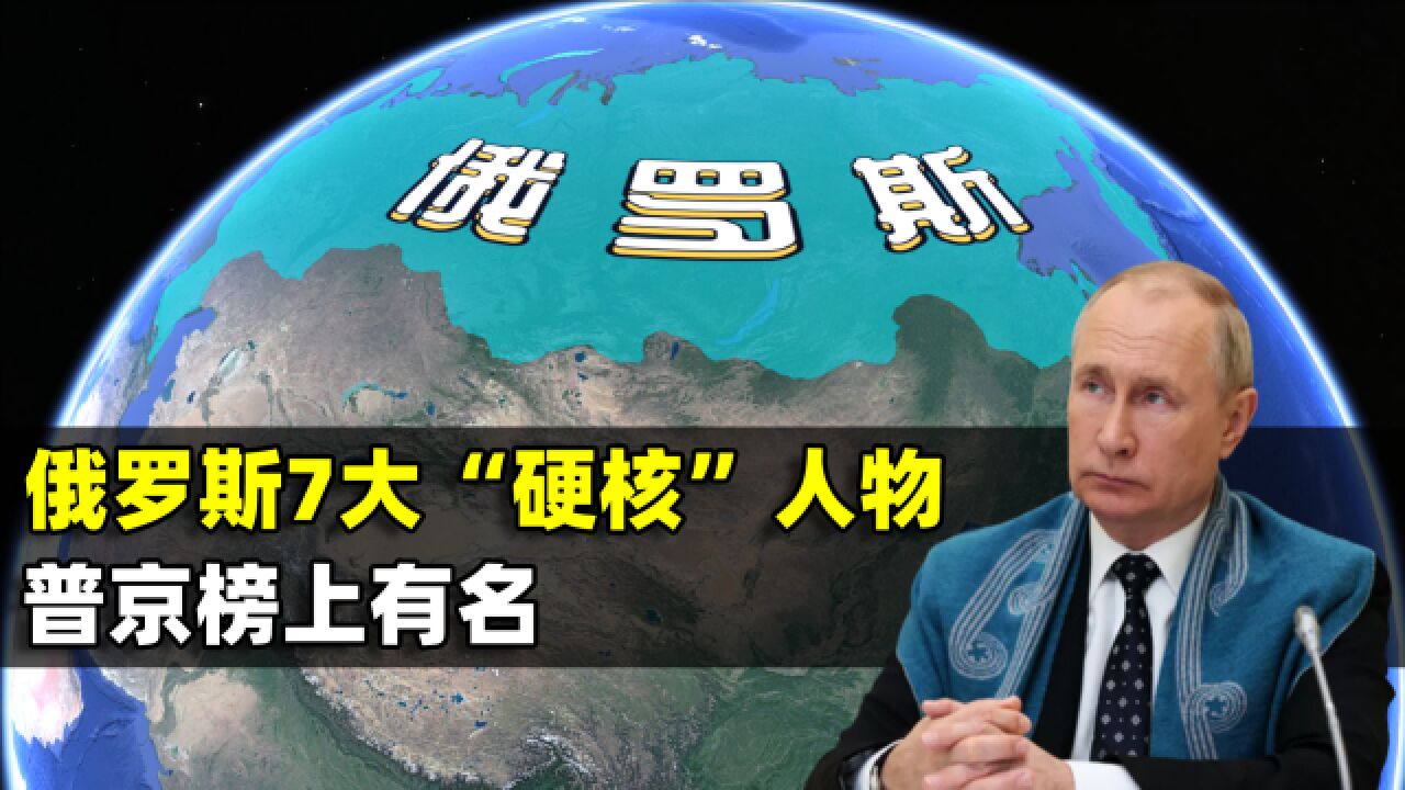 俄罗斯政坛7大“硬核”人物,普京榜上有名,梅德韦杰夫位列其中