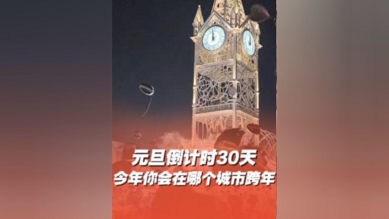 距离2025年1月1日元旦还有30天,今年你会在山东哪个城市跨年