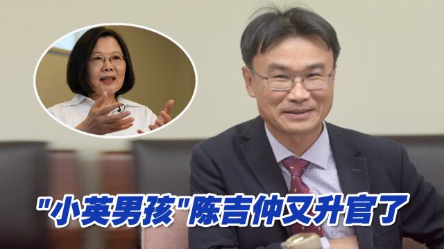 解决不了蛋荒的陈吉仲又升官了,只因他是“小英男孩”