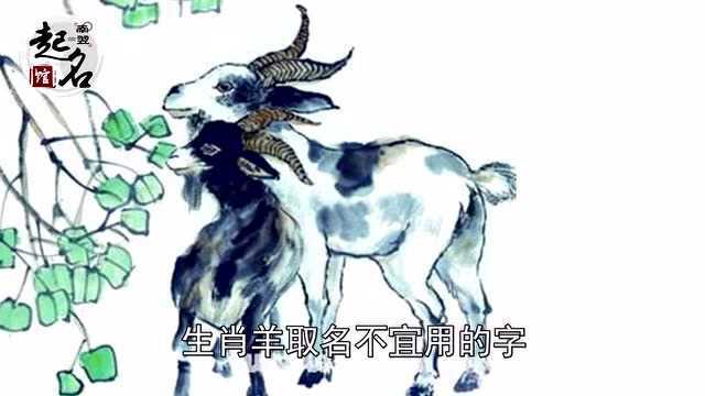 十二生肖起名之属羊的人怎样起一个好名字