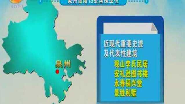 实现“零的突破”!泉港区、永春县拥有国保单位