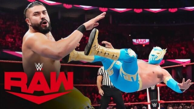 RAW1378期: 安德瑞大战墨西哥同乡辛卡拉 泽莉娜场边偷袭助力