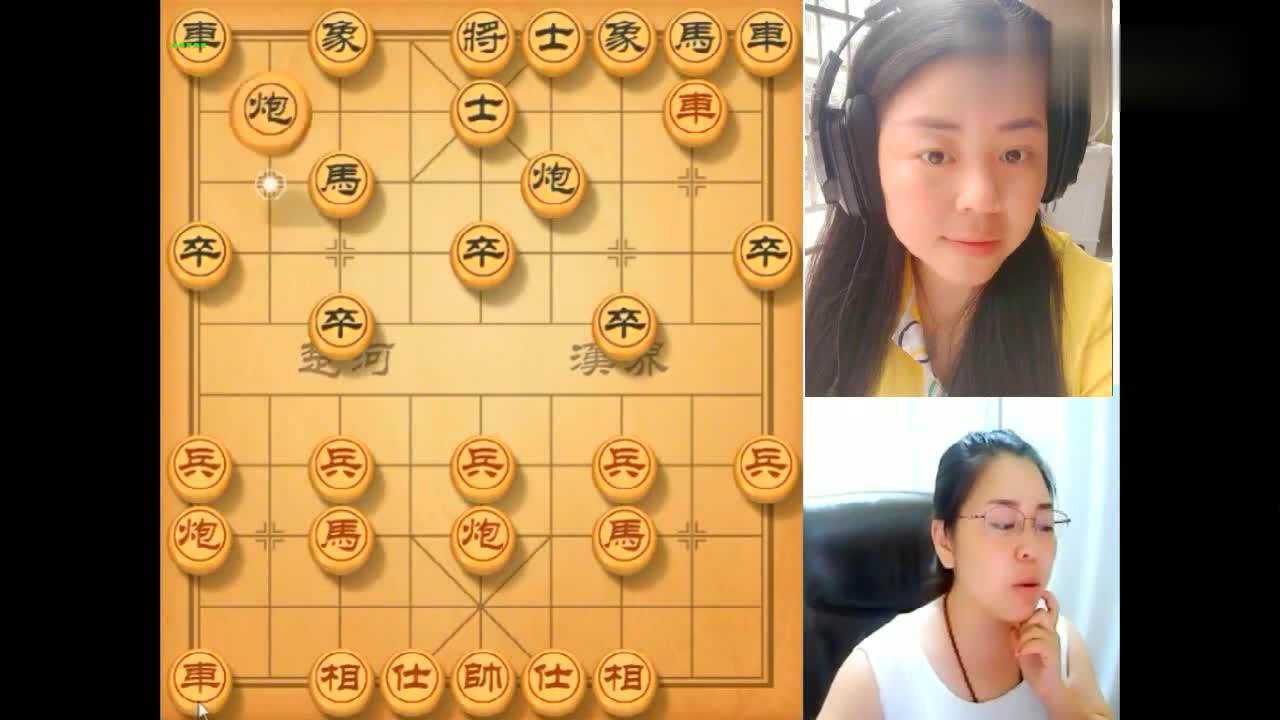 女子象棋冠军何媛师徒合伙走骗招吃我的马就绝杀你