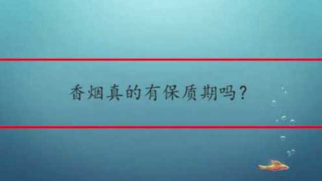 香烟真的有保质期吗?