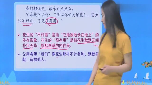 五年级语文上册2,《落花生》这篇课文你学会了吗?