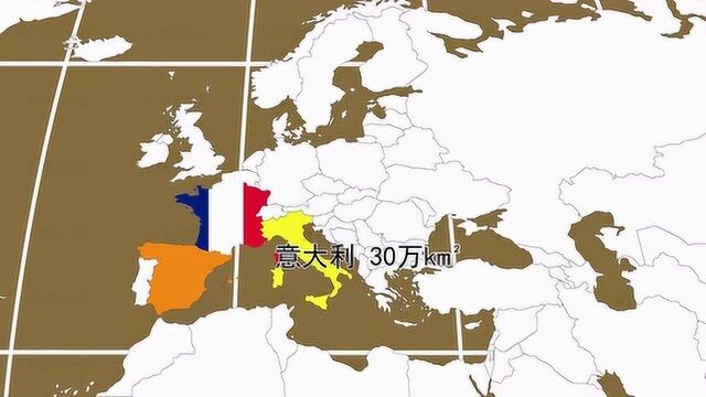 法国本土接壤的8个邻国,有三个袖珍小国,最小的1.98平方公里