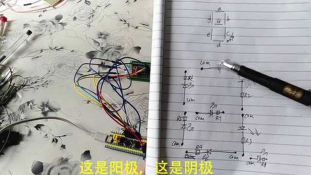 电子哥操作数码管,显示数字0到9,并讲解显示原理