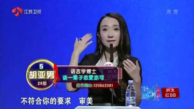 老外来相亲,女嘉宾和他飙英文,孟非:放心我们有翻译!