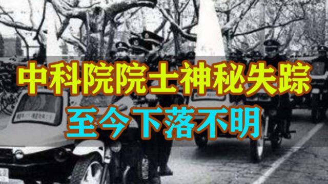 国家搜寻了28年的中科院院士陈彪,前往开会途中消失,至今没有线索