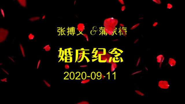 20200911 张搏文、蒲家梅婚庆