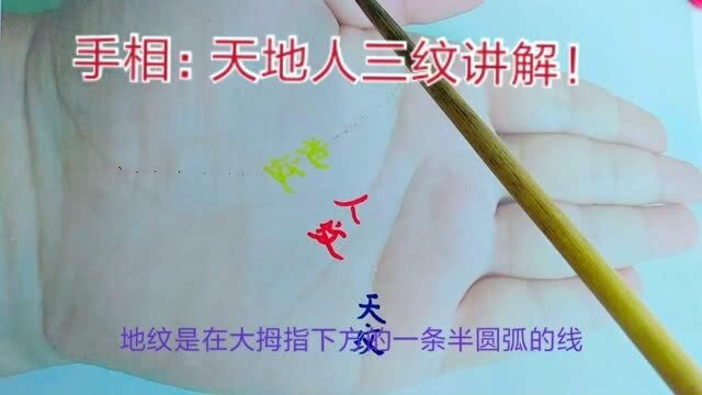 手相三才纹讲解1