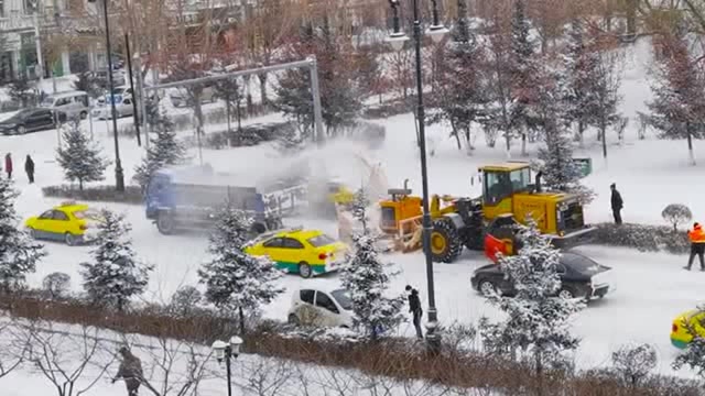 饶河县:风雪中的坚守