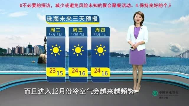 2020年11月30日晚间珠海天气预报