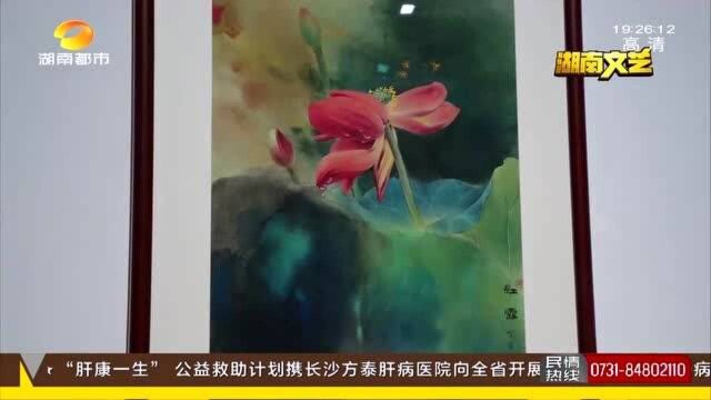 工笔与水墨画法交融 《红露》迸发强大生命力 邹传安书画展开幕!