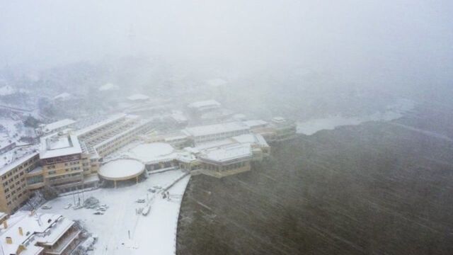 果然视频|“飞”越烟台,赏山海仙境雪后别样之美