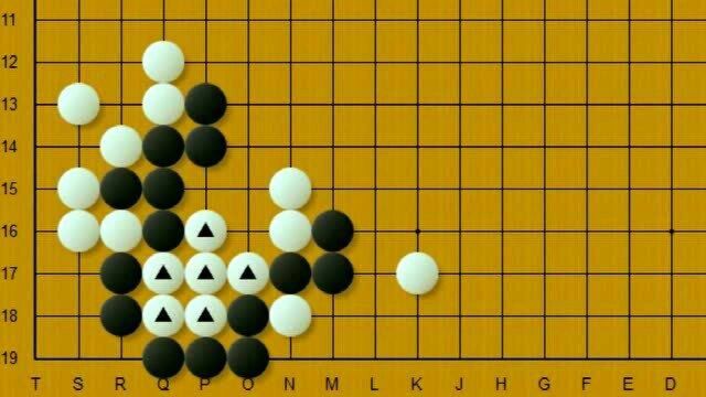 2段吃子:黑先,怎样抓住白六子棋筋?让白棋自投罗网才是上策!