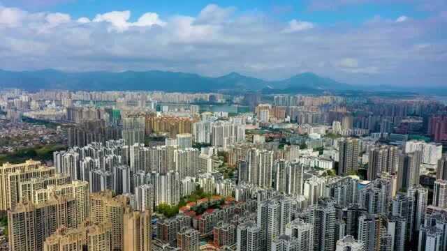 美丽广东发现之旅:航拍清远清城建设