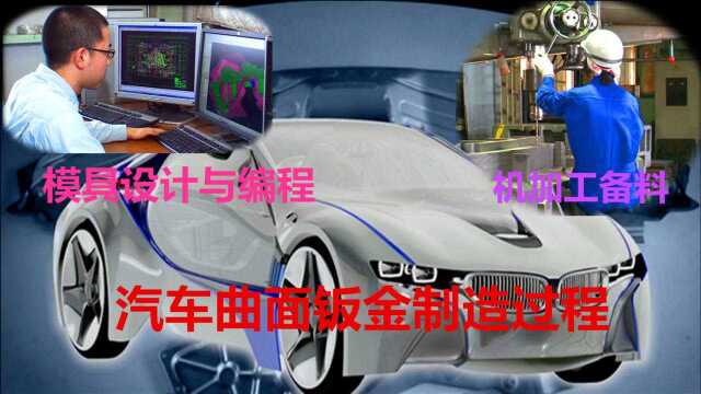 汽车曲面钣金的制造过程,从设计到加工组装全呈现,原来这么简单