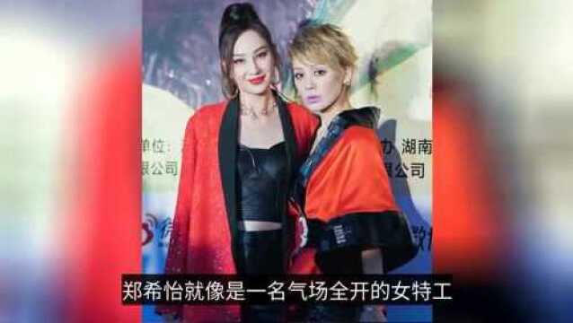 郑希怡大片霸气侧漏,拍摄大片又酷又飒,当之无愧时髦摩登女王