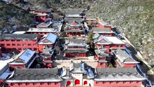 (美丽中国)河北秦皇岛:古刹水岩寺雪中绽新颜