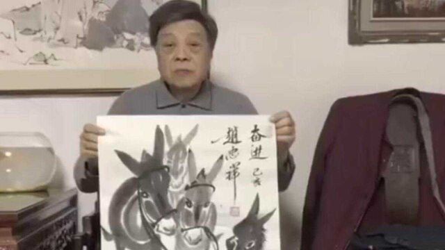 赵忠祥病逝前影像令人泪目,生前画作被收藏,被曝高达35万